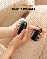 Magnetic Hand Warmers Rechargeable 2 pack, Electric Handwarmers Ultra Thin Light Portable for Pocket Gloves,3 Levels Heat, Up to 8 hrs, UL Certified,Idea Tech Gifts for Men, Women